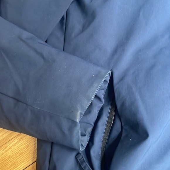 HOLLISTER CALIFORNIA all-weather blue parka coat size large - Picture 3 of 11
